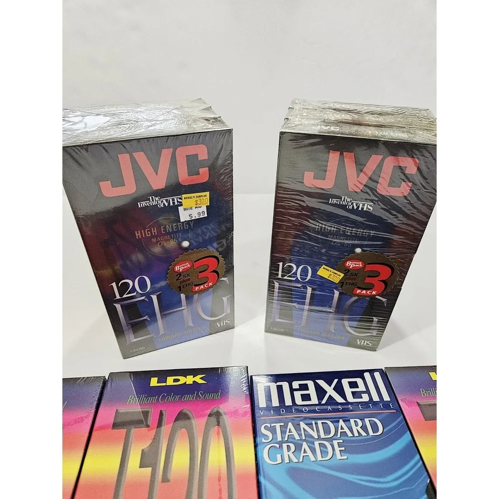 VHS Tapes Assorted Lot 10 Total NEW